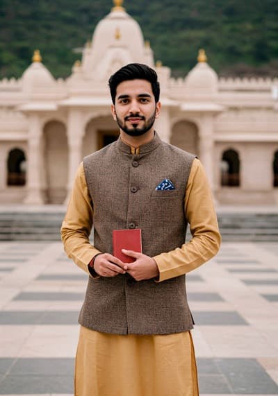 Indian sugar daddy in traditional dress